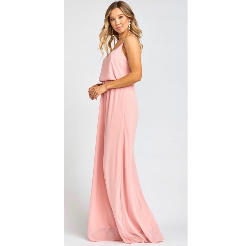 SHOW ME YOUR MUMU PINK V-NECK MAXI DRESS - Picture 5 of 9